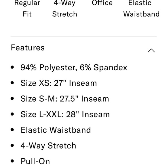 32 Degrees Women’s Soft Stretch Pants Black Small NWT - Picture 5 of 8